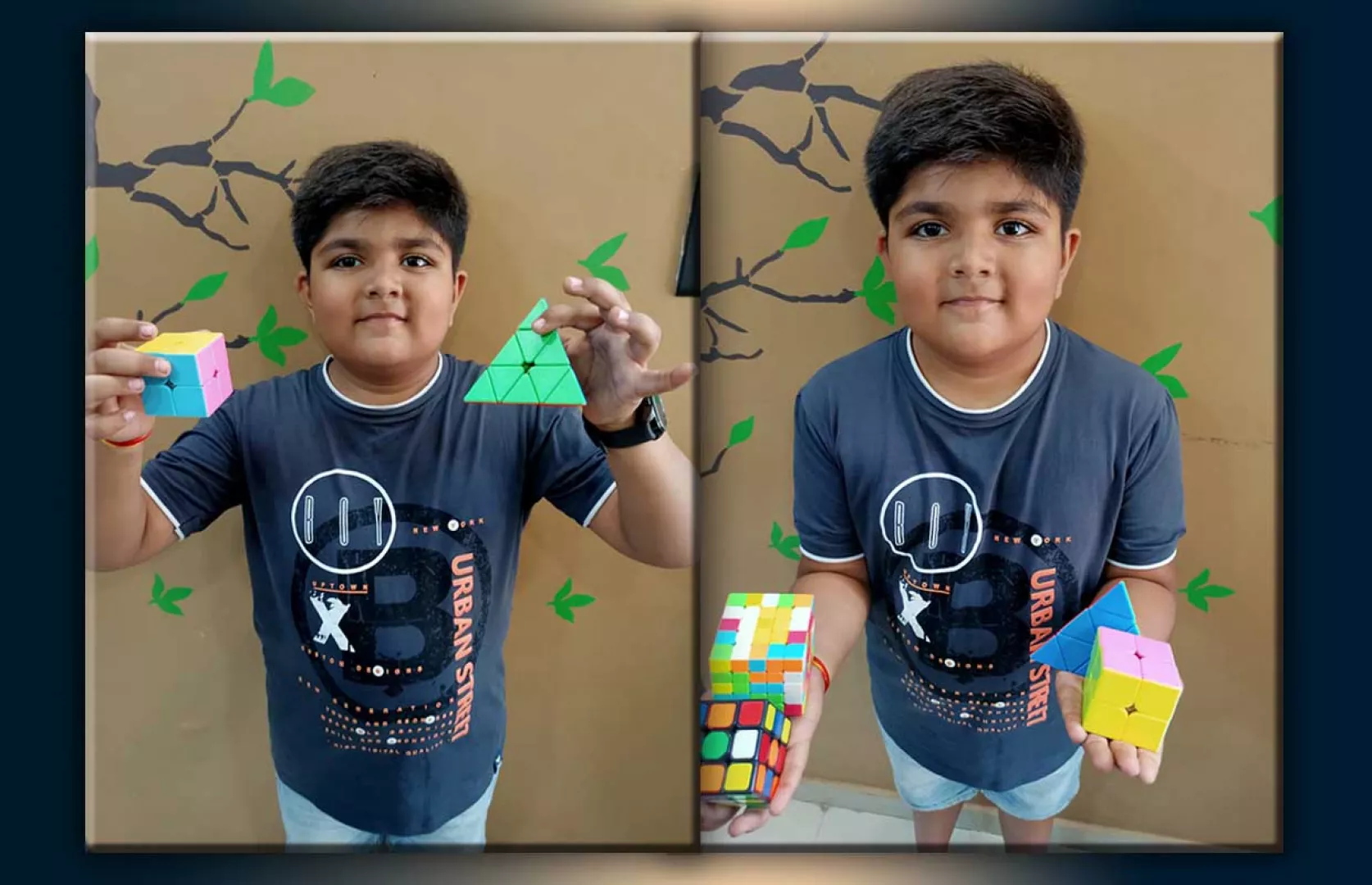 FASTEST TO SOLVE 10 RUBIK'S CUBES (KID)