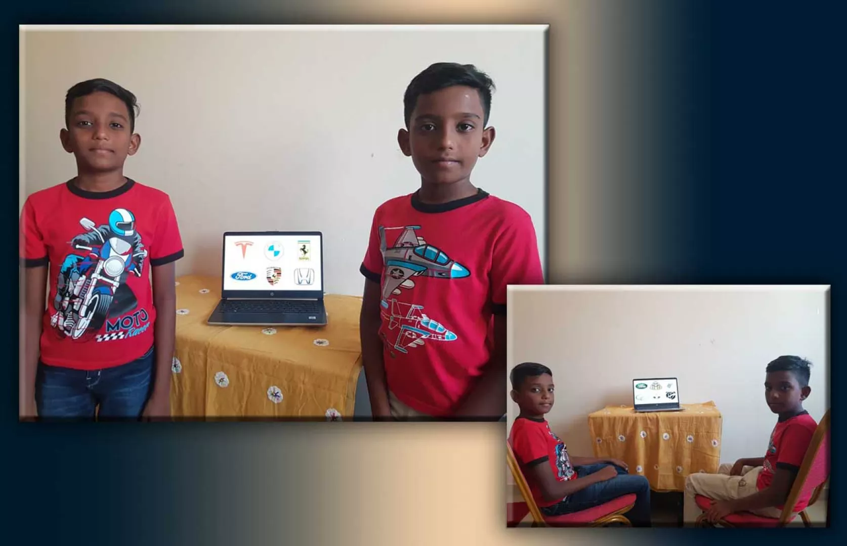 YOUNGEST TWIN TO IDENTIFY MAXIMUM CAR LOGOS