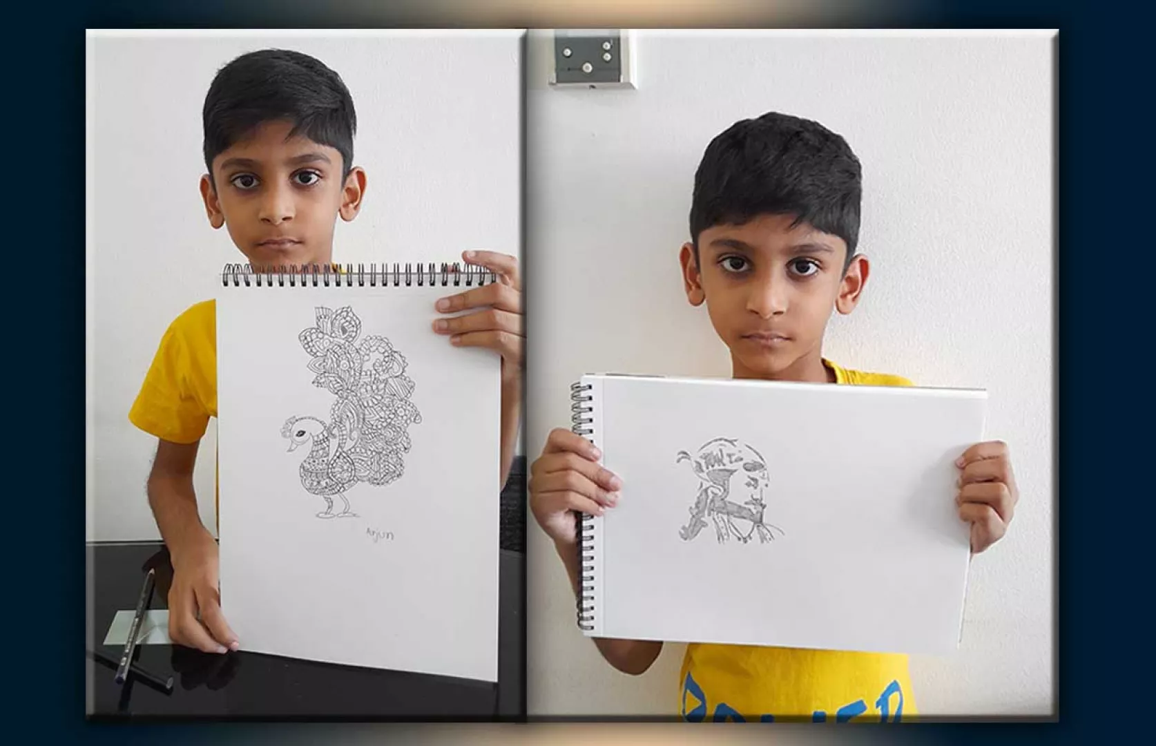 YOUNGEST BOY TO DRAW 100 DRAWINGS