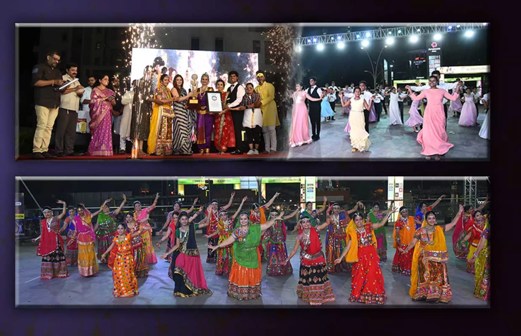 MAXIMUM TYPES OF DANCE FORMS PERFORMED IN GROUPS BY MAXIMUM PEOPLE