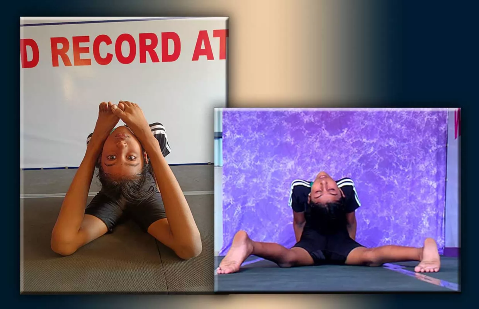 MOST REPETITIONS OF BHUJANGASANA TO RAJAKAPOTASANA IN ONE MINUTE (KID)