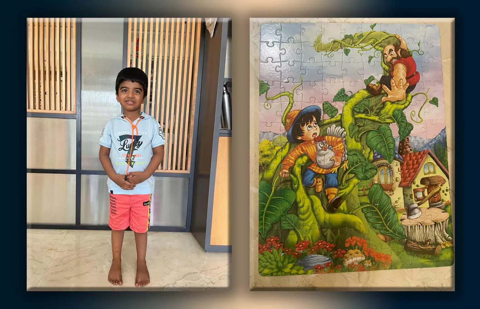FASTEST TO COMPLETE 108 PIECES JIGSAW 'JACK & THE BEANSTALK' PUZZLE (KID)