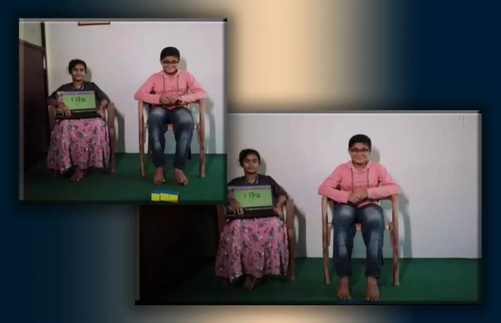 FASTEST TO SOLVE 3 RUBIK'S CUBES OF  3 X 3 SIMULTANEOUSLY WITH BOTH HANDS AND FEET (KID)