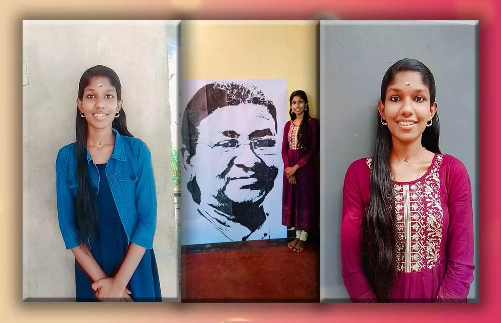 BIGGEST STENCIL ART PORTRAIT OF INDIAN PRESIDENT DROUPADI MURMU