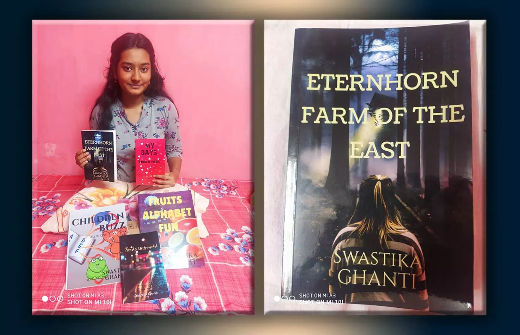 YOUNGEST AUTHOR TO WRITE & PUBLISH MAXIMUM GENRE  BOOKS