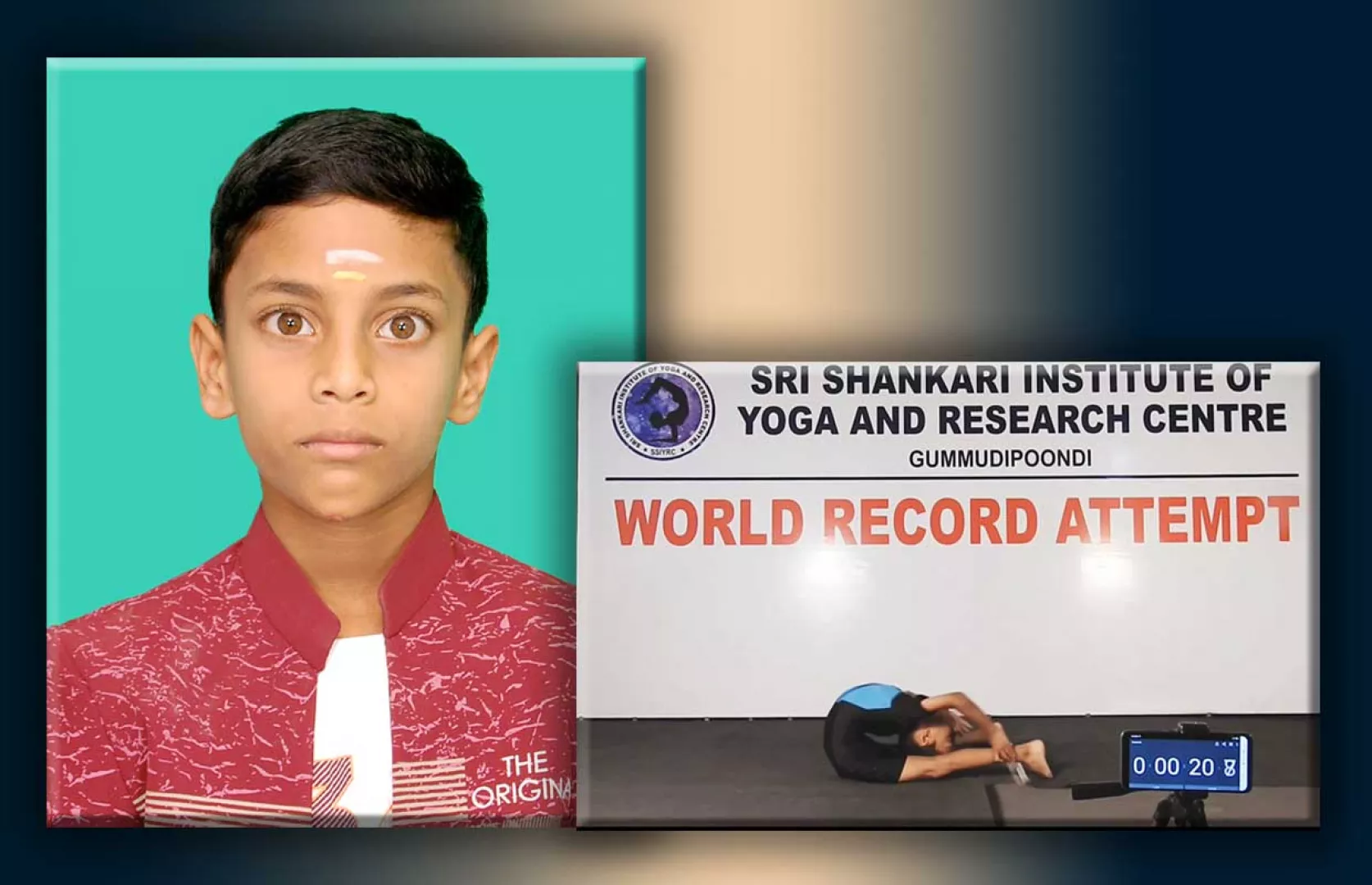 MOST REPETITIONS OF POORNA SALABHASANA PERFORMED IN ONE MINUTE (KID)