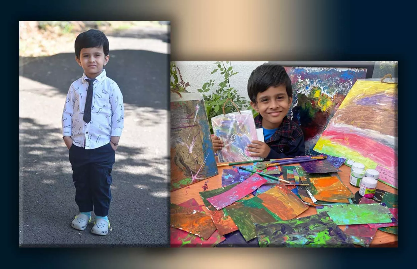 YOUNGEST TO PAINT 100 ACRYLIC ABSTRACT PAINTINGS