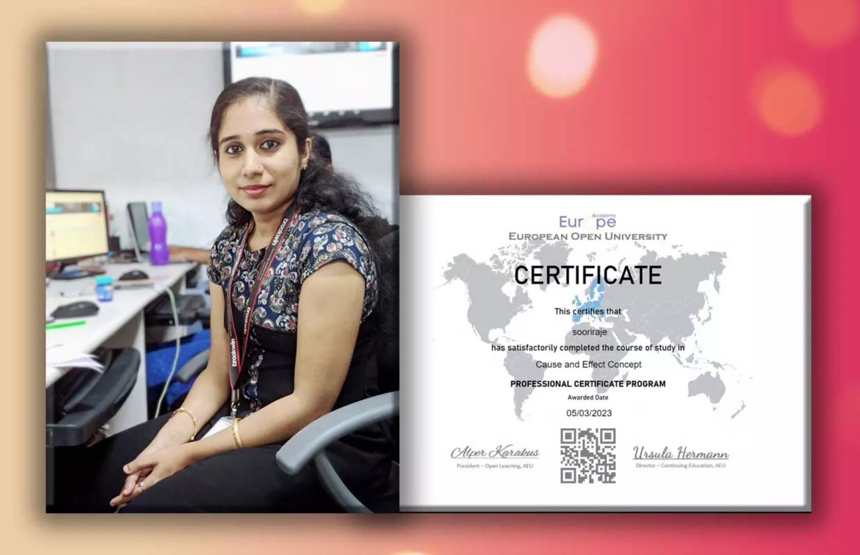MAXIMUM MANAGEMENT CERTIFICATES ACHIEVED IN ONE DAY (FEMALE)