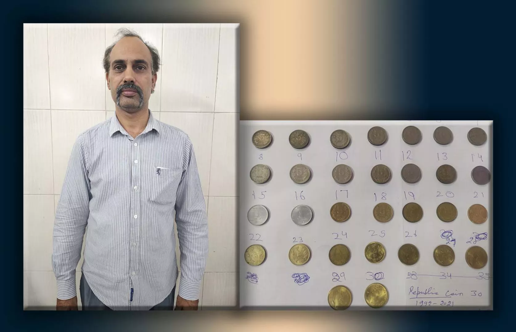 MOST COLLECTION OF DIFFERENT 5 RUPEE INDIAN COINS ”