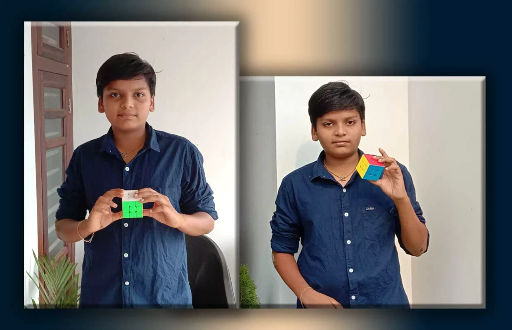 FASTEST CHECKERBOARD PATTERN MADE FROM A SOLVED PATTERN ON A 3 X 3 RUBIK'S CUBE (TEENAGER)