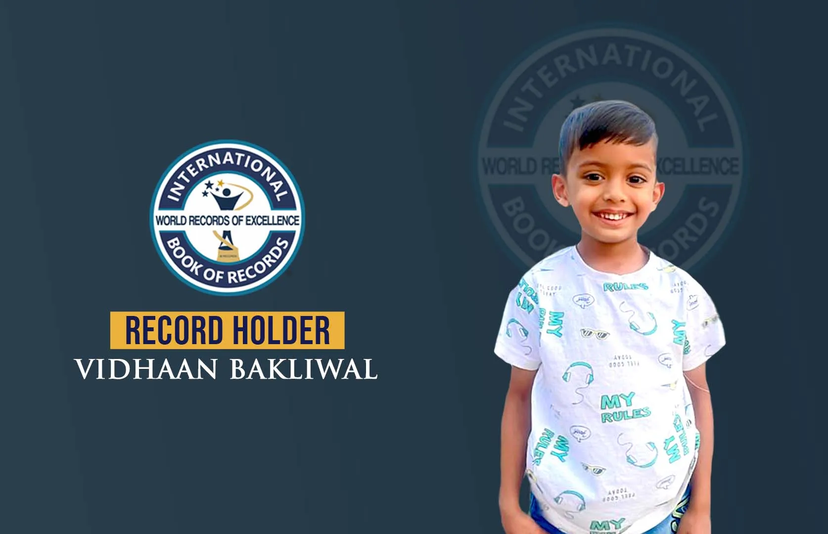 MAXIMUM CRICKETERS IDENTIFIED BY SEEING THEIR JERSEY NUMBERS AND RECITED THEIR NAMES (PRESCHOOLER)