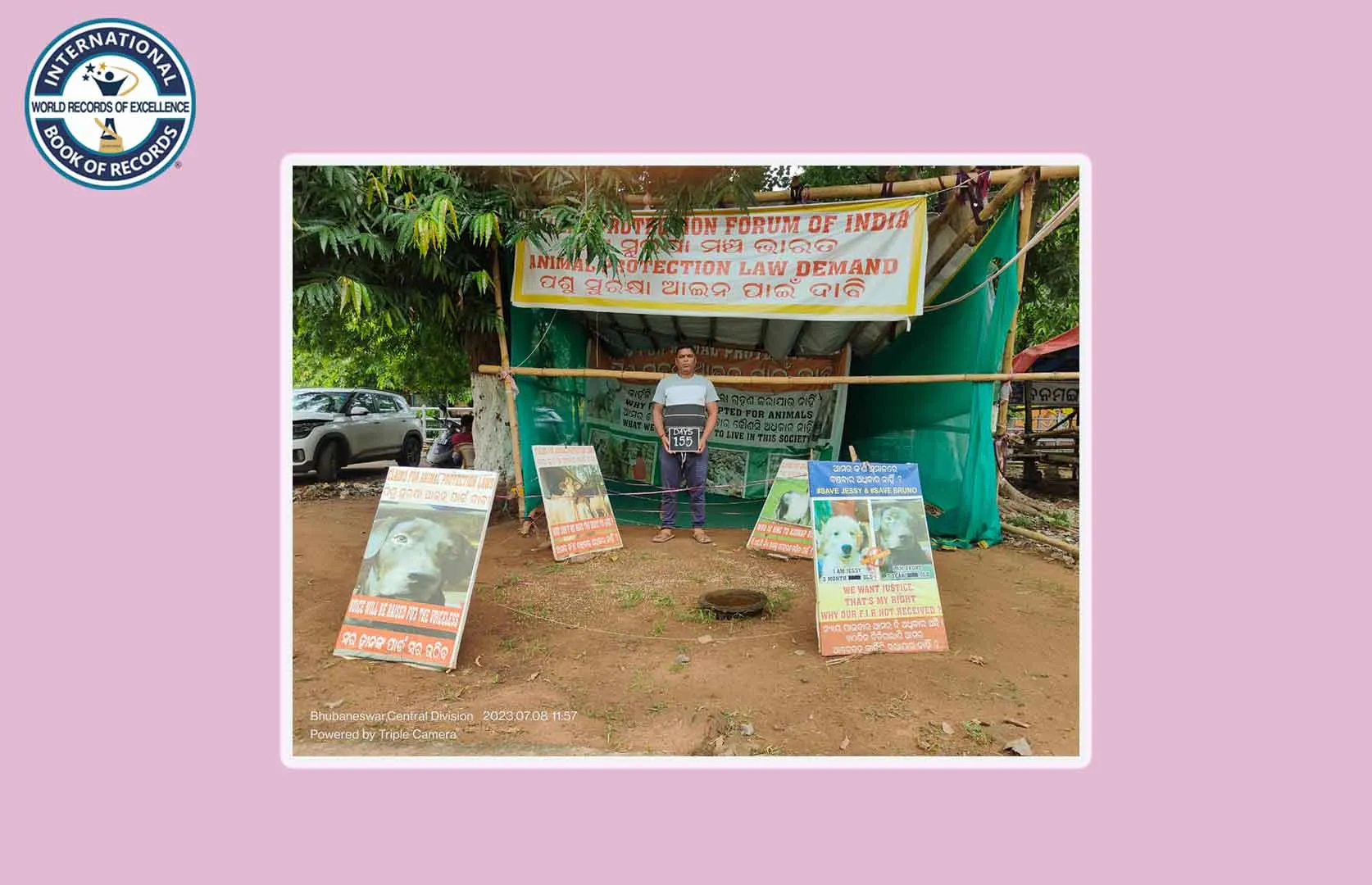 LONGEST CAMPAIGN FOR ANIMAL RIGHTS AWARENESS