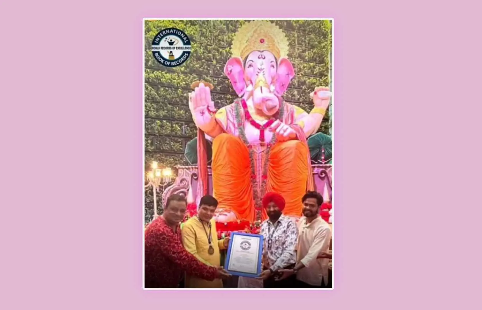 TALLEST ECO-FRIENDLY IDOL OF LORD GANPATI (21FT)
