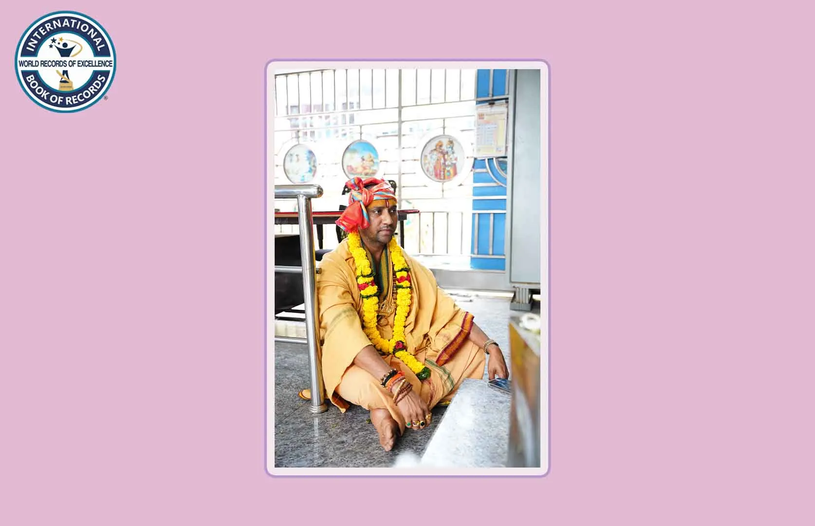 LONGEST DISTANCE COVERED ON FOOT WHILE HOLDING AKHAND JYOTI ON THE HEAD