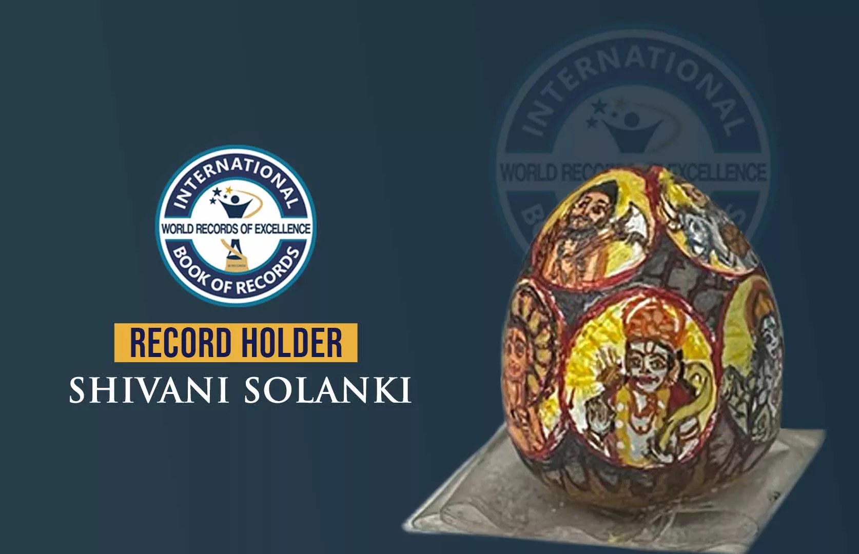 MAXIMUM PORTRAITS OF LORD VISHNU DRAWN ON A BETEL NUT