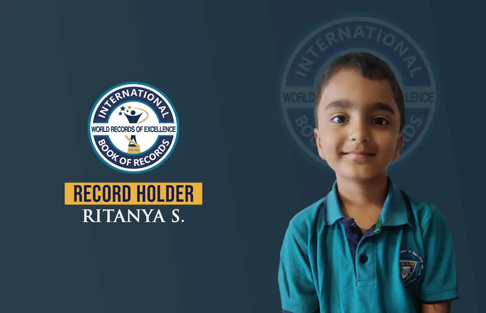 YOUNGEST TO WRITE SQUARE NUMBERS OF 1 TO 100 IN A SHORT TIME