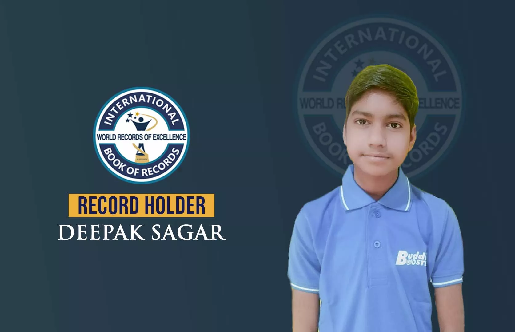 YOUNGEST TO CALCULATE 500 ADDENDS OF SINGLE DIGIT (ROTATION SPEED 0.7)
