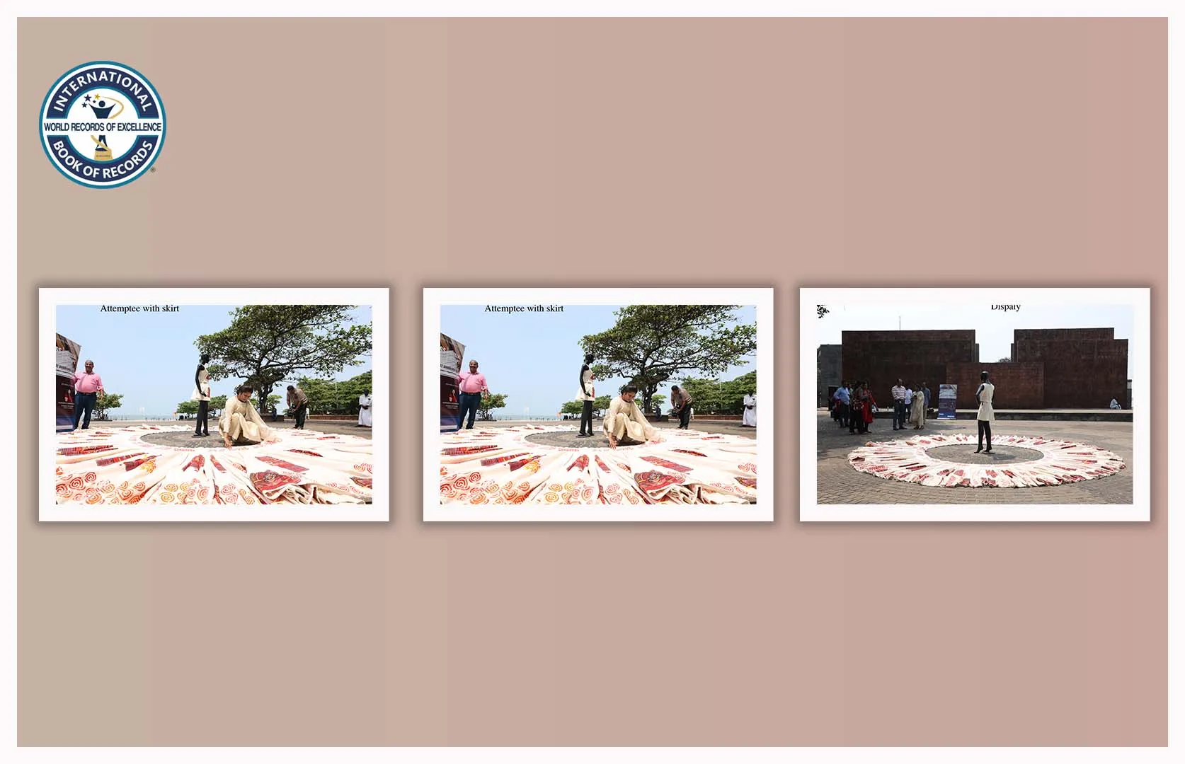 BIGGEST HANDLOOM SKIRT MADE BY A FEMALE