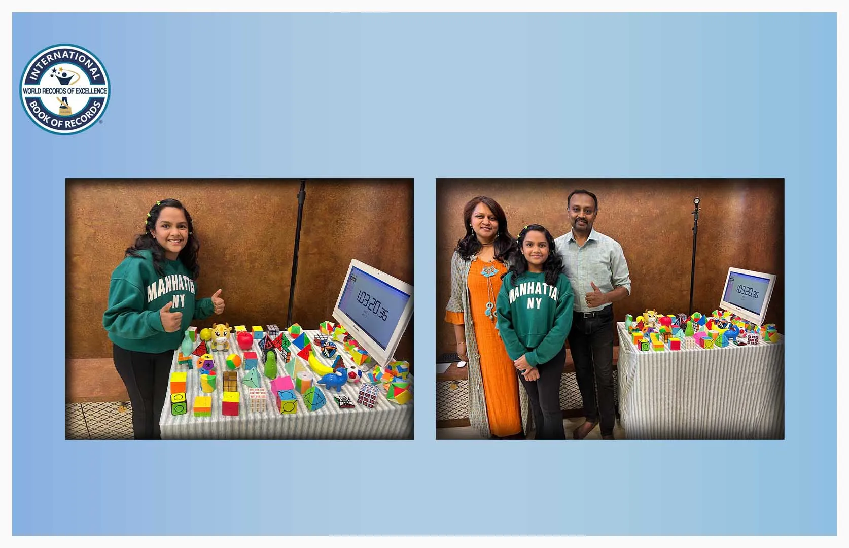 MAXIMUM DIFFERENT TYPES OF RUBIK’S CUBES SOLVED WHILE MOVING ON A HOVERBOARD (KID)