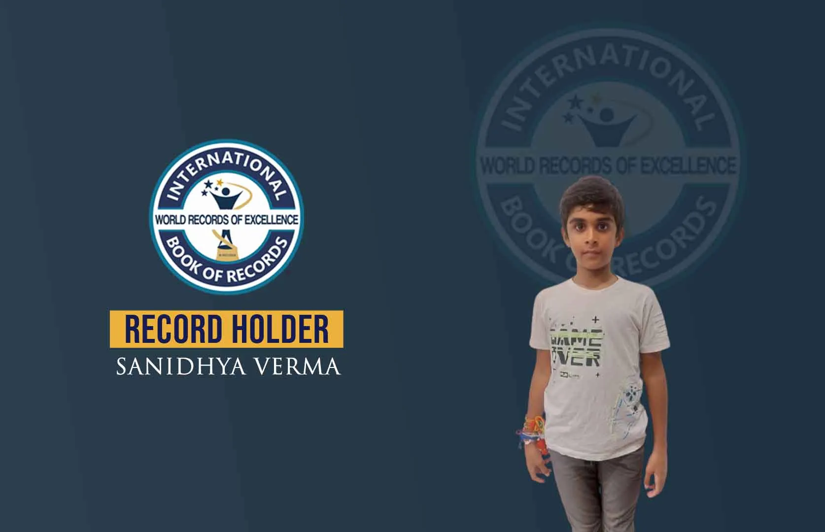 YOUNGEST BOY TO WRITE & PUBLISH MAXIMUM BOOKS IN A SERIES